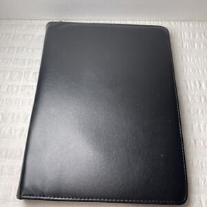 DAY RUNNER Concorde Black Zip-Around 3-Ring Planner, Binder 7 1/48x10